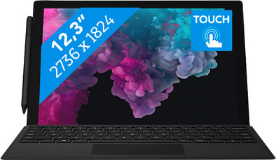 Microsoft Surface Pro 6 - i5 - 8 GB - 256 GB Black is nooit meer leverbaar