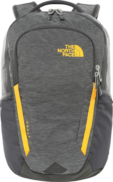 The North Face Vault Asphalt Gray Dark Heather / Zinnia Orange is no longer available