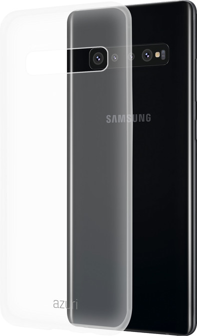 Azuri Glossy TPU Samsung Galaxy S10e Back Cover Transparant is nooit meer leverbaar