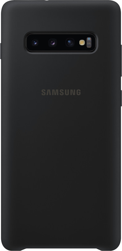 Samsung Galaxy S10 Plus Silicone Back Cover Zwart is nooit meer leverbaar