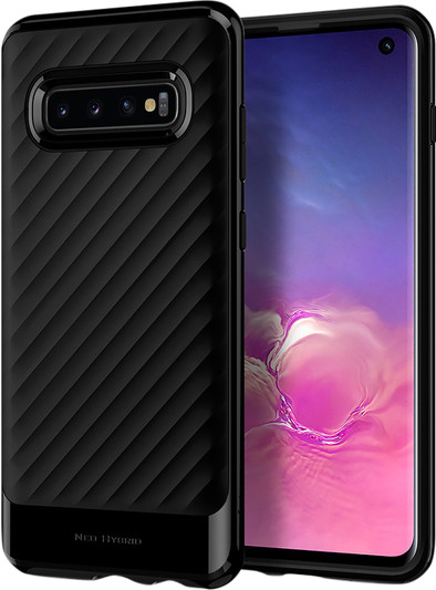 Spigen Neo Hybrid Samsung Galaxy S10 Back Cover Zwart is nooit meer leverbaar