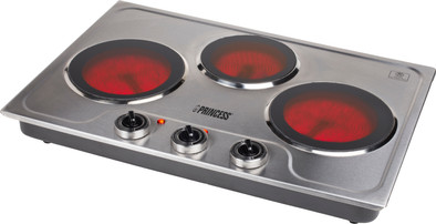 Princess Ceramic hot plate with 3 burners is nooit meer leverbaar