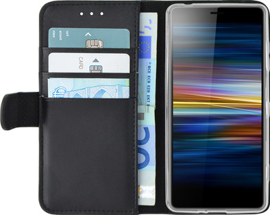 Azuri Wallet Magneet Sony Xperia L3 Book Case Zwart is nooit meer leverbaar