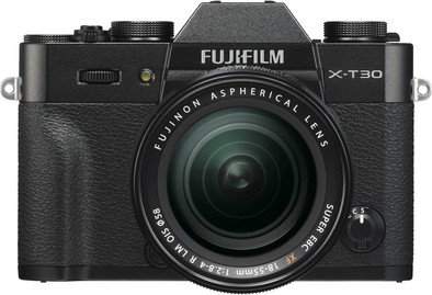 Fujifilm X-T30 Zwart + XF 18-55mm f/2.8-4.0 R LM OIS is nooit meer leverbaar