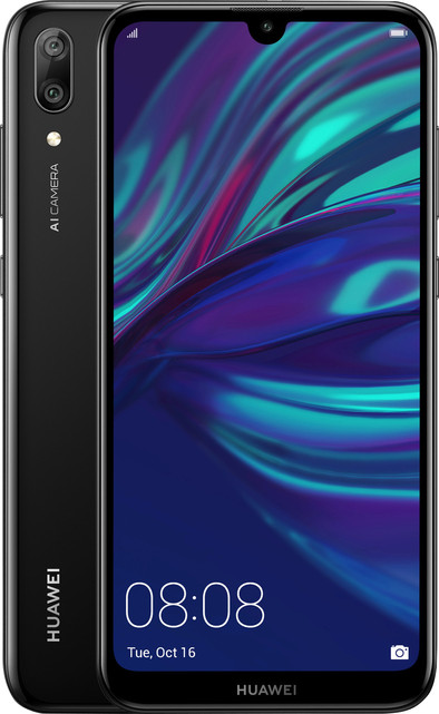 Huawei Y7 (2019) Dual Sim Zwart is nooit meer leverbaar
