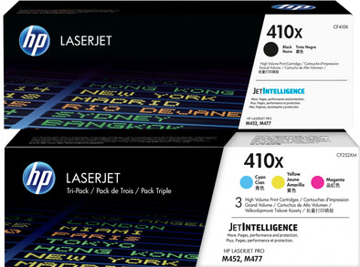 HP 410X Toner Combo pack 4-Kleuren is nooit meer leverbaar