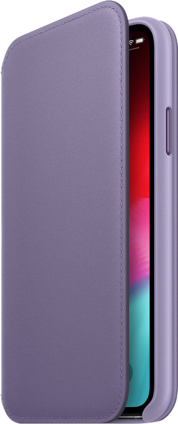 Apple iPhone Xs Leather Folio Lila is nooit meer leverbaar