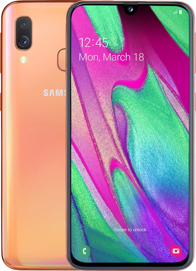 Le produit Samsung Galaxy A40 64 Go Orange ne sera plus jamais disponible