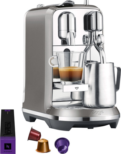 Sage Nespresso Creatista Plus SNE800SHY Smoked Hickory is nooit meer leverbaar