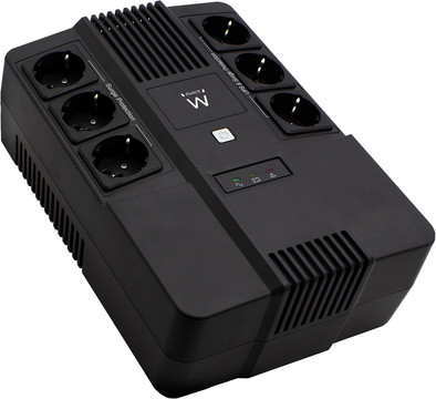 Ewent Line Interactieve UPS 600 VA Met 6 Stopcontacten is nooit meer leverbaar