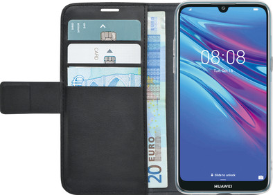 Azuri Wallet Magneet Huawei Y6 (2019) Book Case Zwart is nooit meer leverbaar