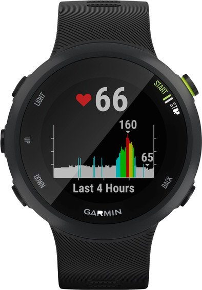 Garmin Forerunner 45 Zwart is nooit meer leverbaar