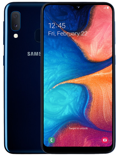 Samsung Galaxy A20e Blauw is nooit meer leverbaar