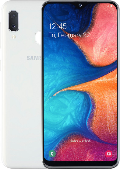 Samsung Galaxy A20e Wit is nooit meer leverbaar
