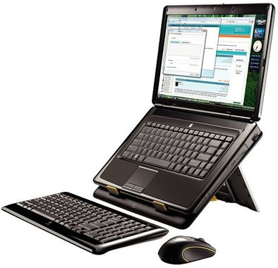 Logitech MK605 Draadloos Toetsenbord Azerty + Muis + Houder is nooit meer leverbaar