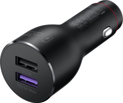 Huawei Autolader Dual Usb Huawei SuperCharge (40W) + Usb C Kabel is nooit meer leverbaar