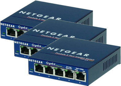 Le produit Netgear GS105GE Commutateur réseau Gigabit 5 ports Lot de 3 ne sera plus jamais disponible