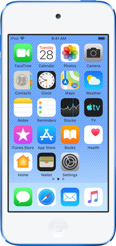 Apple iPod Touch (2019) 32 GB Blauw is nooit meer leverbaar