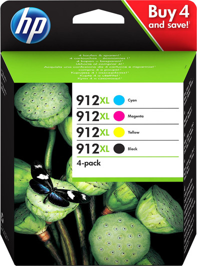 HP 912XL Cartridges Combo Pack is nooit meer leverbaar