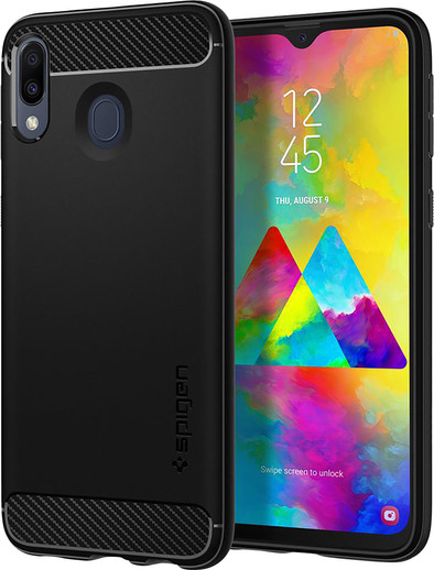 Spigen Rugged Armor Samsung Galaxy M20 Back Cover Zwart is no longer available