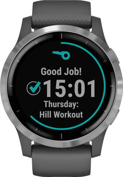 Garmin Vivoactive 4 Zilver/Grijs 45mm is nooit meer leverbaar