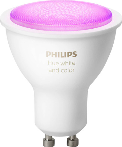 Philips Hue White and Color GU10 Losse Lamp Bluetooth is nooit meer leverbaar