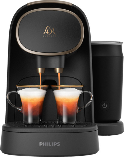 Philips L'OR Barista LM8018/90 Donkergrijs + Melkopschuimer is nooit meer leverbaar