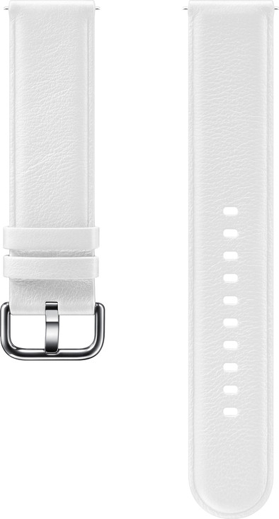 Le produit Samsung Galaxy Watch Active 2 Bracelet Cuir Blanc ne sera plus jamais disponible