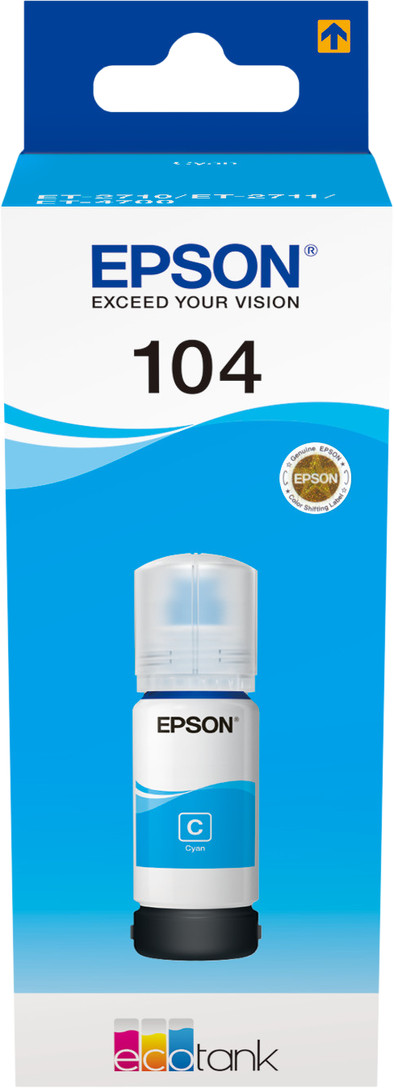 Epson 104 Ink Bottle Cyan is no longer available