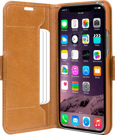 DBramante1928 Copenhagen Apple iPhone 11 Pro Book Case Leer Bruin is nooit meer leverbaar