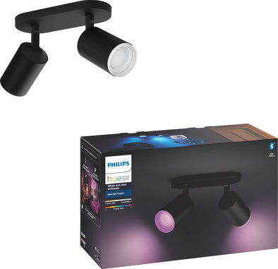 Le produit Philips Hue Fugato White &amp; Colour 2 Spots Noir ne sera plus jamais disponible