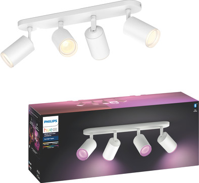 Philips Hue Fugato 4-Spot White and Color wit is nooit meer leverbaar