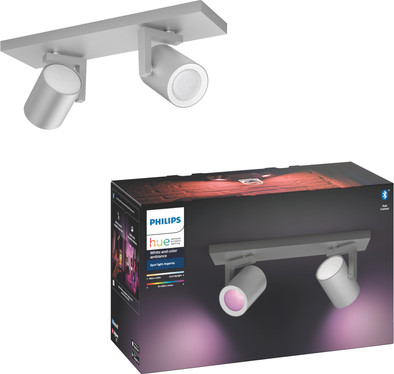 Le produit Philips Hue Argenta White &amp; Colour 2 Spots Aluminium ne sera plus jamais disponible