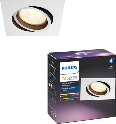 Philips Hue Centura inbouwspot White &amp; Colour vierkant wit is nooit meer leverbaar