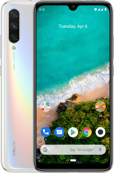 Xiaomi Mi A3 64GB Wit is nooit meer leverbaar