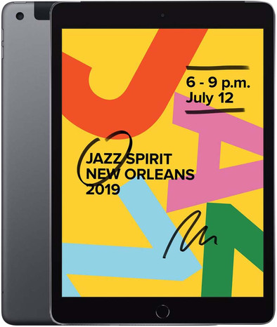 Apple iPad (2019) 128 GB Wifi + 4G Space Gray is nooit meer leverbaar