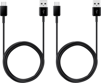 Samsung Usb A naar Usb C Kabel 1,5 Kunststof Zwart Duo Pack is nooit meer leverbaar