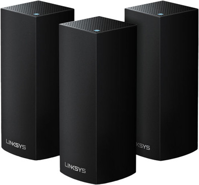 Linksys Velop tri-band Mesh Wifi (3-pack zwart) is nooit meer leverbaar
