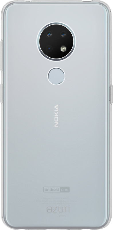 Azuri Nokia 6.2 / 7.2 TPU Back Cover Transparant is nooit meer leverbaar