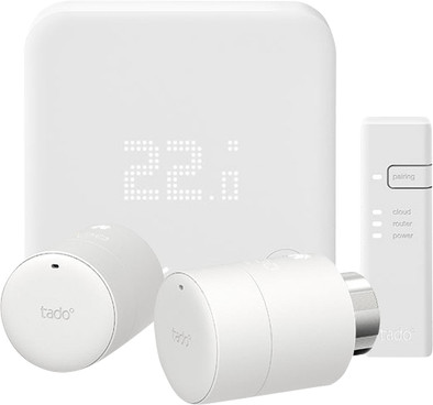 Tado Slimme Thermostaat V3+ startpakket + 2 radiatorknoppen is nooit meer leverbaar
