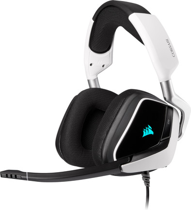 Corsair Void RGB Elite USB Premium Gaming Headset PC Zwart/Wit is nooit meer leverbaar