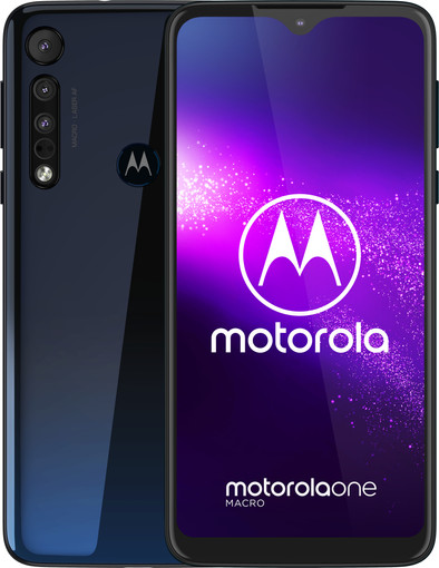 Motorola One Macro Blauw is nooit meer leverbaar