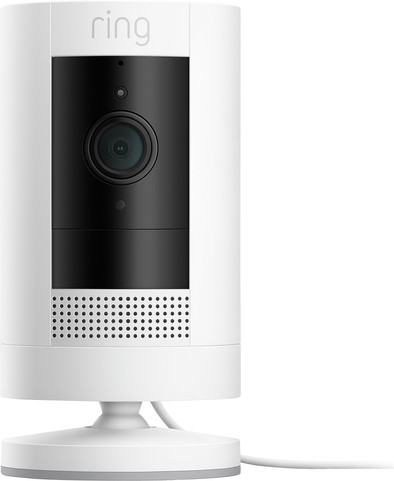 Ring Stick Up Cam Plug-In Wit is nooit meer leverbaar
