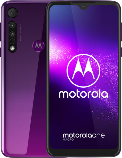 Motorola One Macro Paars is nooit meer leverbaar