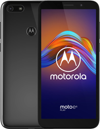 Motorola Moto E6 Play Zwart is nooit meer leverbaar