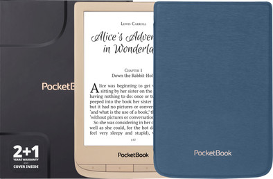 Pocketbook Touch Lux Limited Edition Gold E-reader cover
