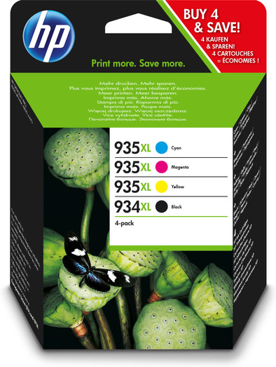 HP 934/935XL Cartridges Combo Pack is nooit meer leverbaar