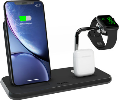 Le produit ZENS Chargeur Sans fil 10 W avec Support et Station d'accueil pour AirPods + Support pour Watch Noir ne sera plus jamais disponible