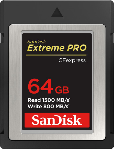 SanDisk CF Express Extreme Pro 64GB Type B is nooit meer leverbaar
