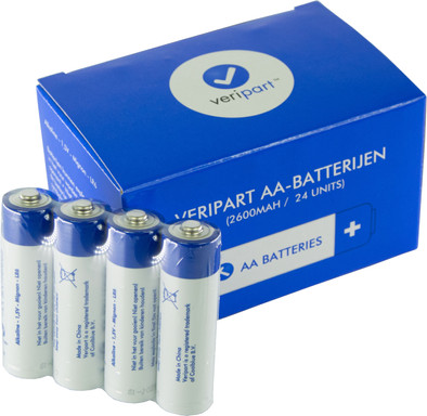 Veripart Alkaline AA-batterijen 24 stuks is nooit meer leverbaar